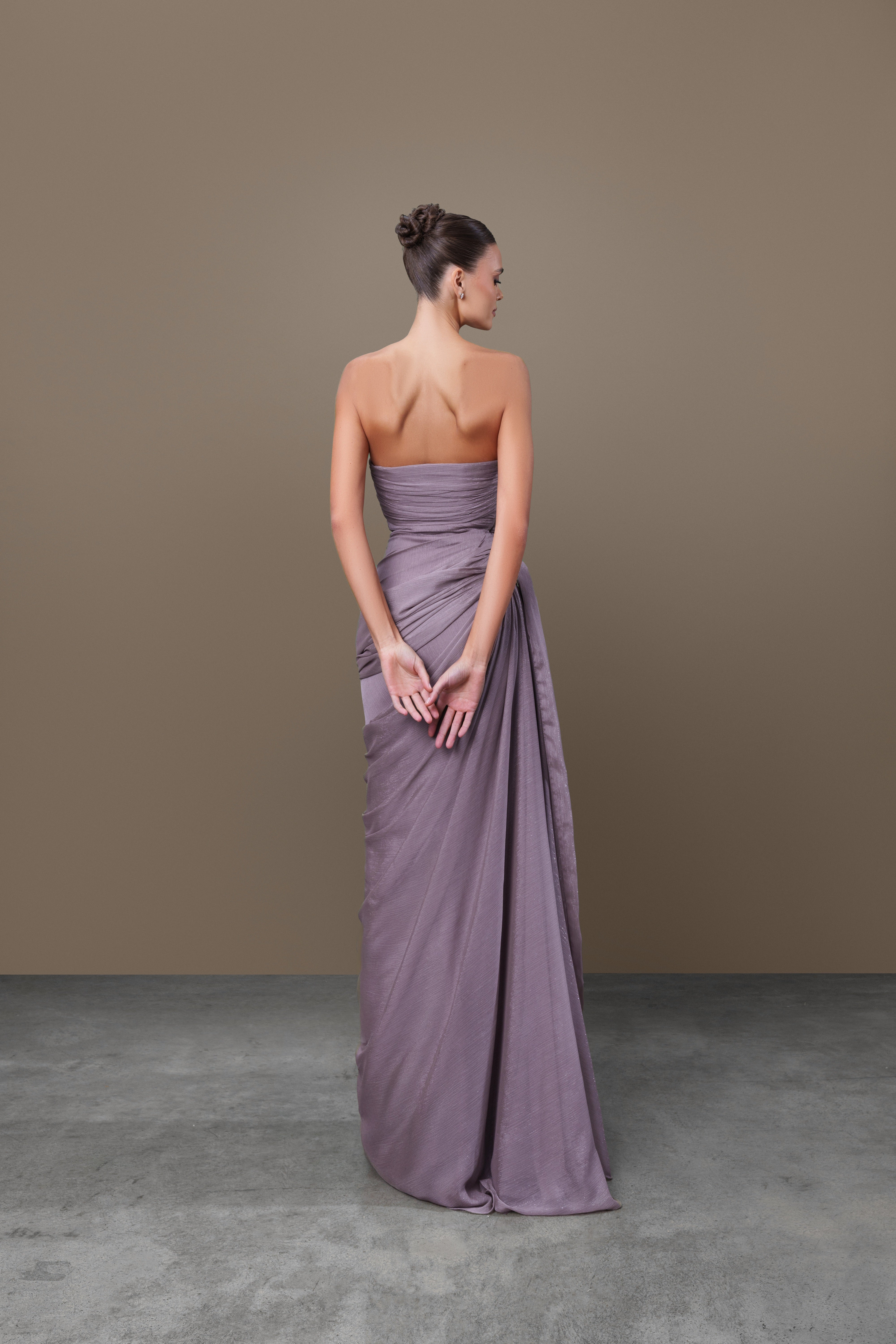Chiffon Cocktail Crystal Lining Dress
