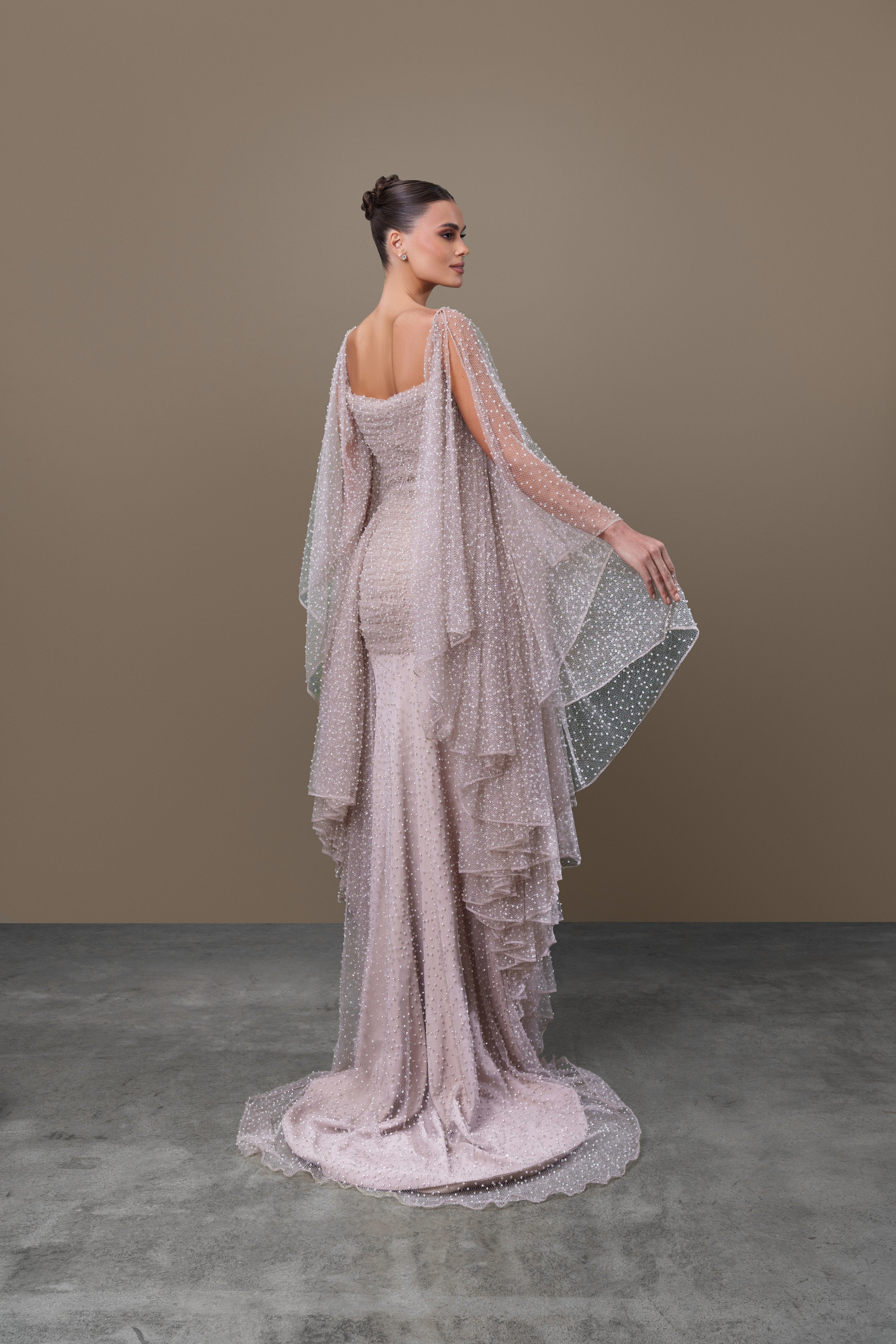 Fully Crystal Embellished Dress