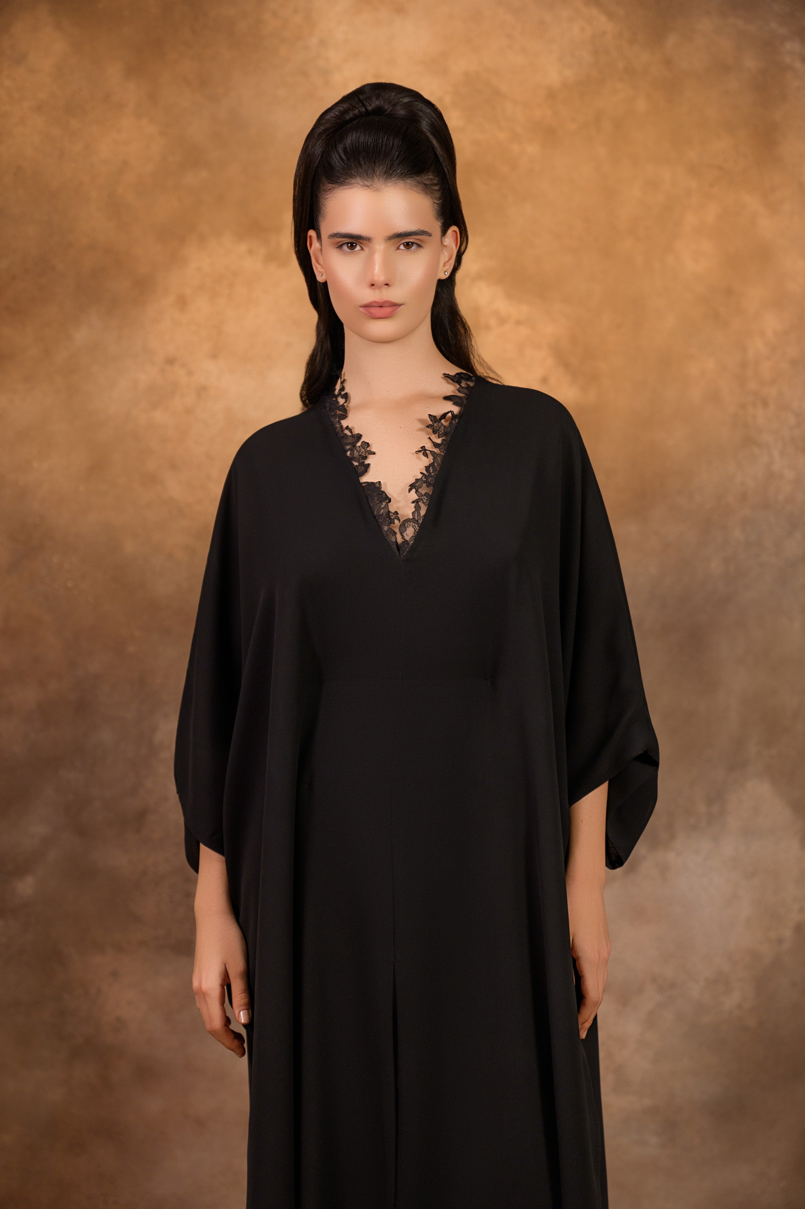 Crepe with dantel pants