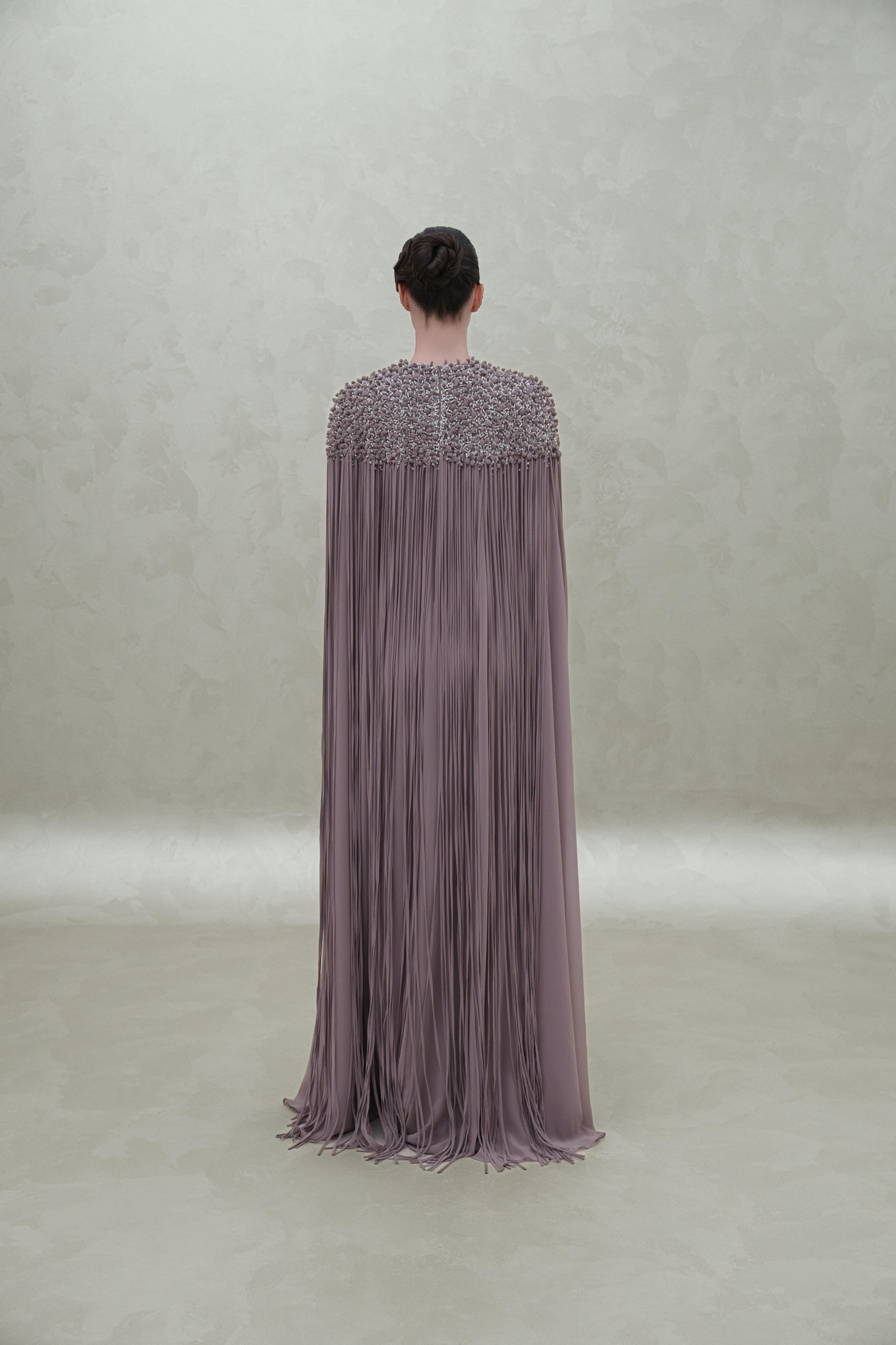 crystal chest hem dress