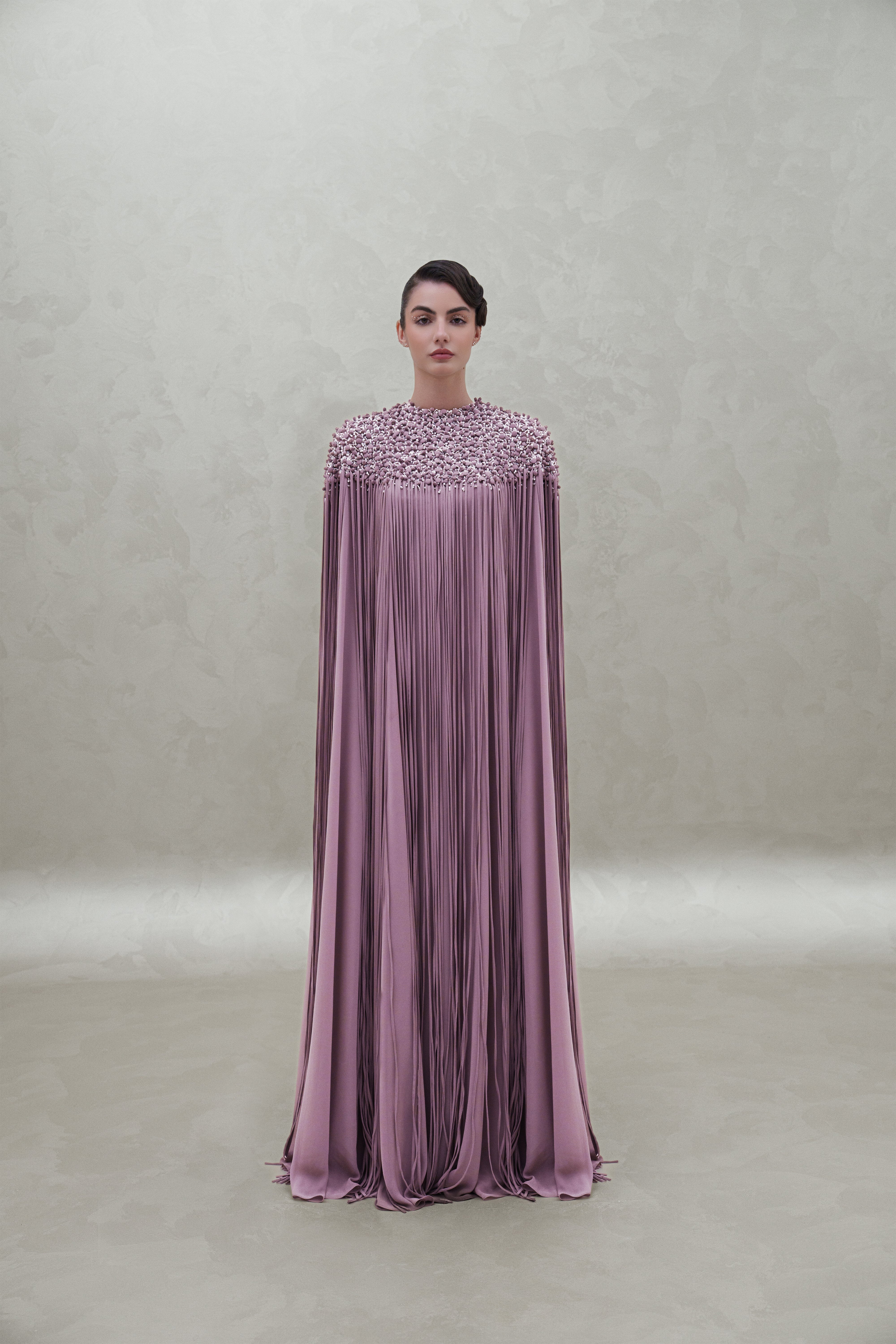 crystal chest hem dress